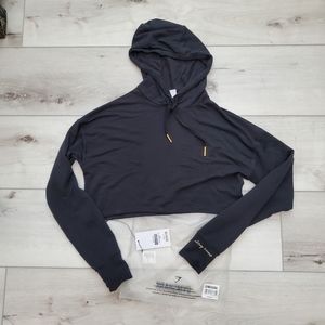 Gymshark Whitney Simmons WSXGS Recovery cropped black Hoodie medium
